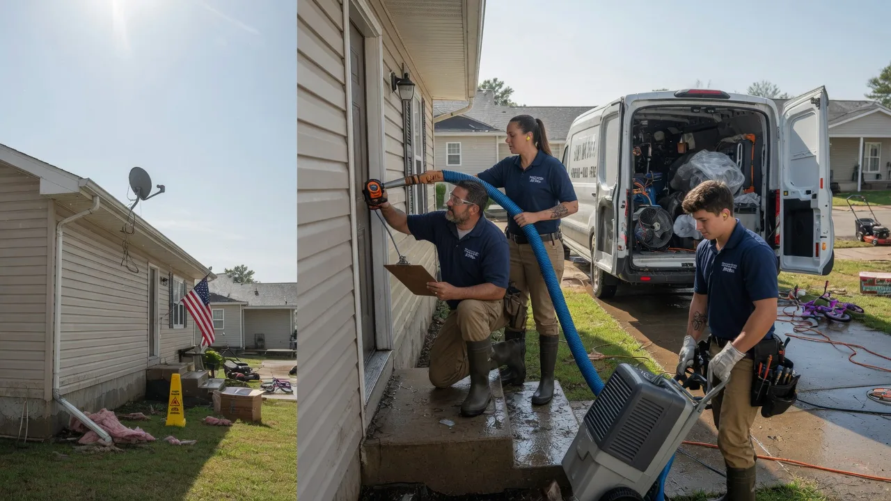 Ceiling Water Damage Restoration in Cazenovia, WI near me